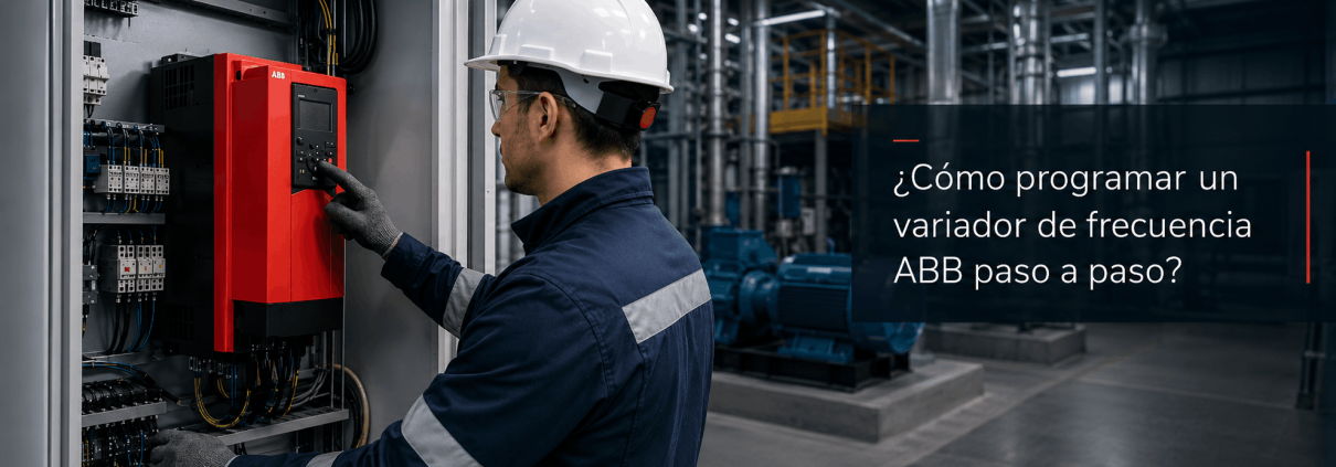 ¿Cómo programar un variador de frecuencia ABB paso a paso?